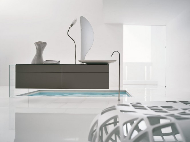 Salle de Bain Grise et Blanche Salle de Bain Grise et Blanche