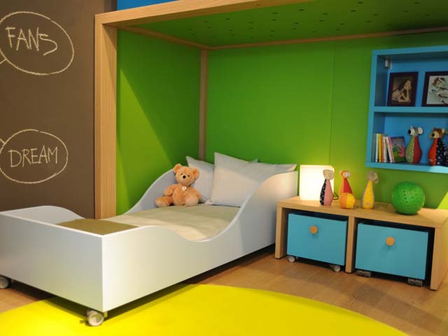Enfant dearkids jaune et verte Chambre désign Jaune