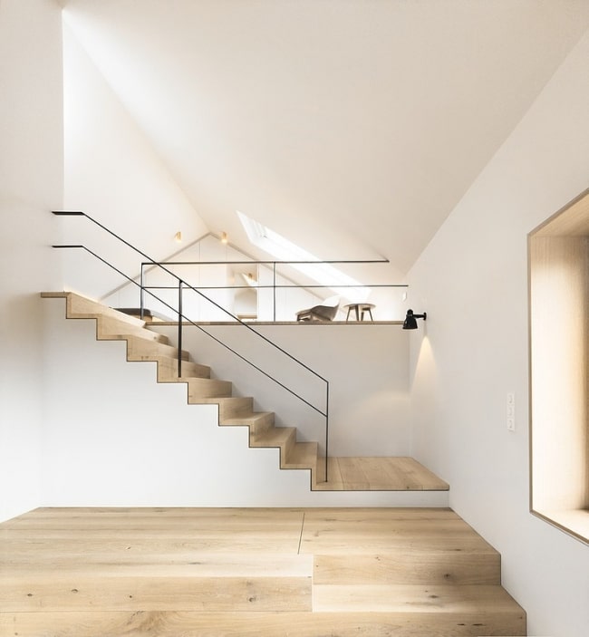 Idee decoration interieur minimaliste escalier