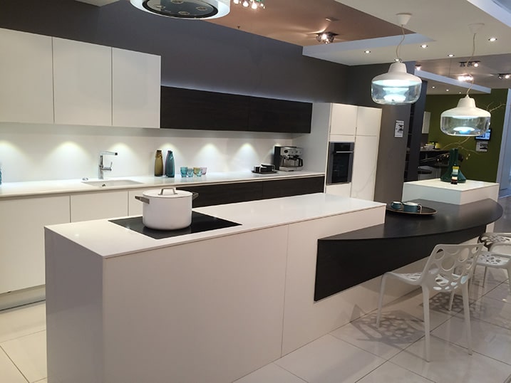Cuisine Mobalpa laquee blanche 2015