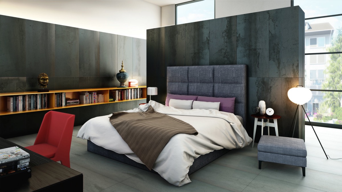 Chambre mur noir – lombards