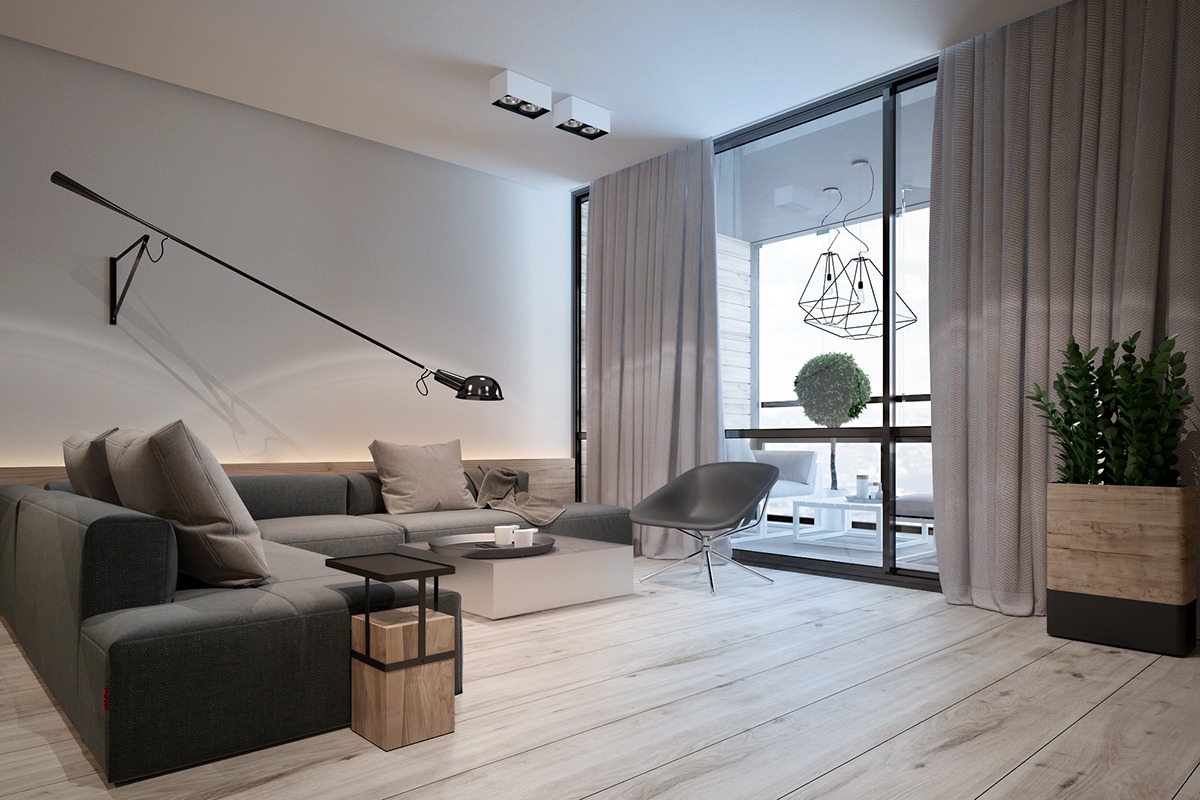 Peinture salon beige et gris: du bleu dans mon salon. peinture ...