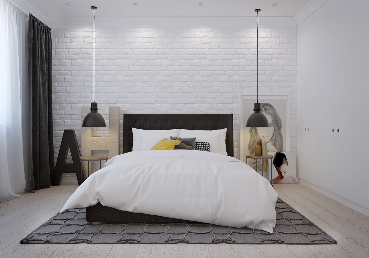Chambre scandinave deco: tendance déco graphik pastel. chambre ...