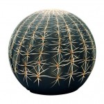 Pouf Tattoo motif cactus