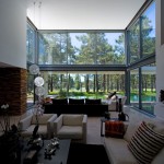 Maison design au Portugal-Baie vitree