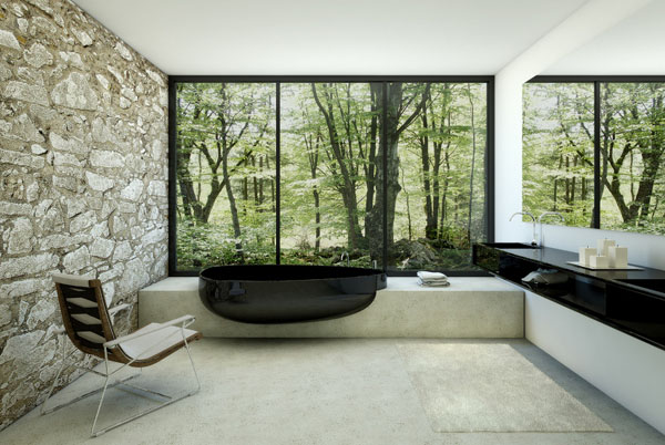 baignoire-noire-design