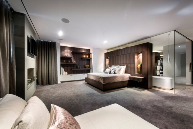Villa luxe avec int  rieur contemporain