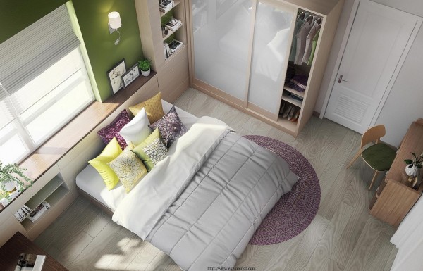 decoration-chambre-coucher-coloree