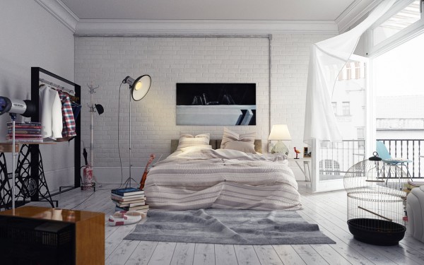 decoration-chambre-coucher-loft