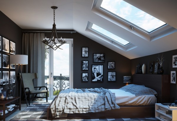 decoration-chambre-coucher-noir