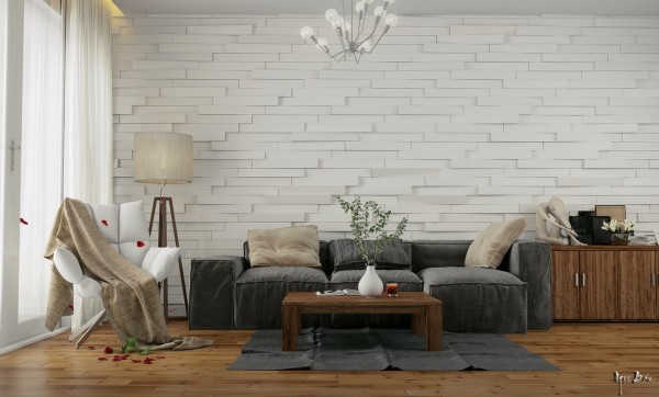 mur-relief-blanc-salon