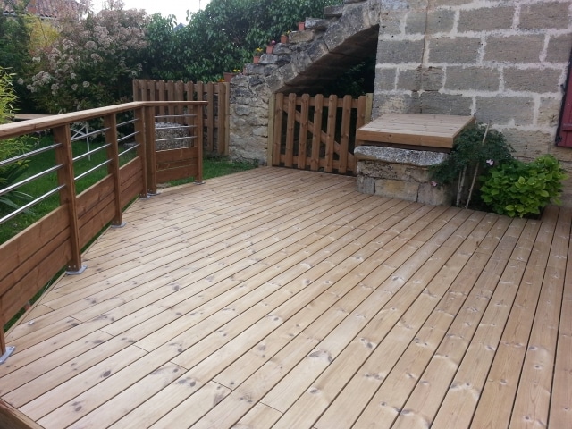 Terrasse en bois Thermopin