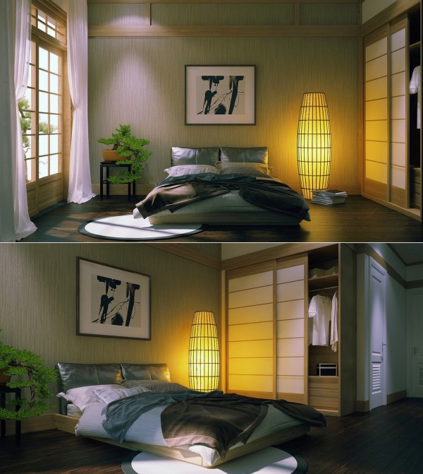 deco chambre japonais