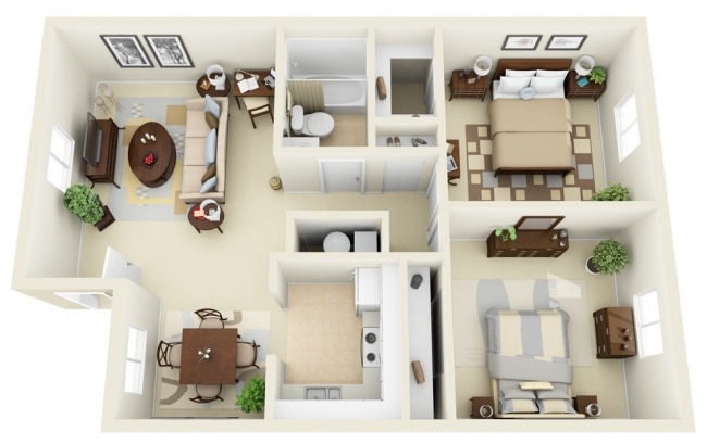 [Habitation] Dawn's Dust Idee-plan3D-appartement-2chambres-19-e1403168930577