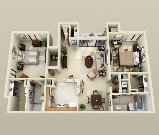 plan appartement 54m2