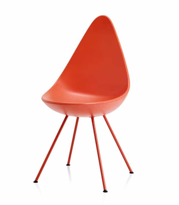 chaise-design-the-drop-fritz-hansen-rose-orange