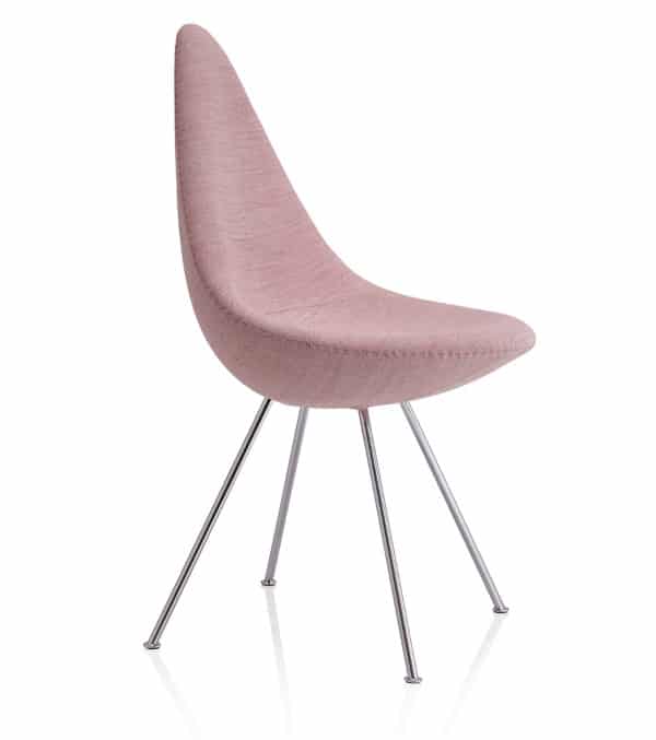 chaise-design-the-drop-fritz-hansen-rose-poudre