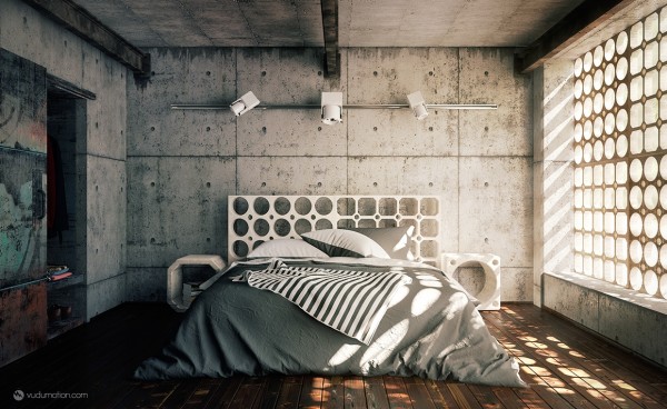 idee-deco-chambre-industrielle