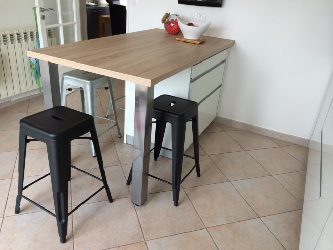 tolix tabouret h65 noir