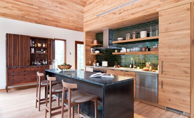 cuisine-chalet-contemporain-bois