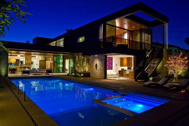 eclairage-piscine-maison-moderne-architecte
