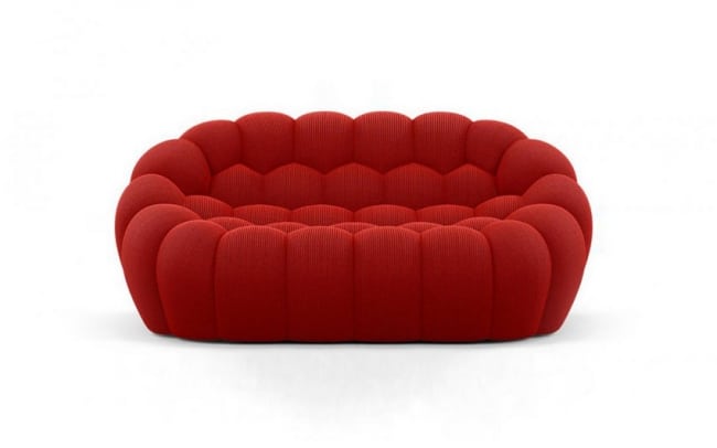 canape-bubble-roche-bobois-rouge