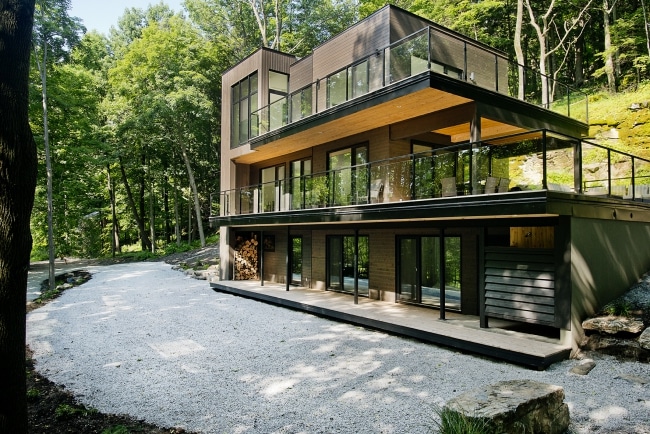 chalet-contemporain-bois