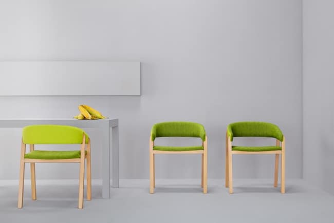 chaises-minimaliste-verte