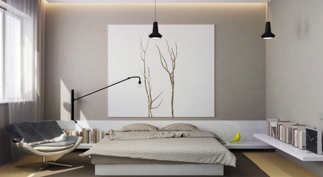 decoration-chambre-avec-tableaux