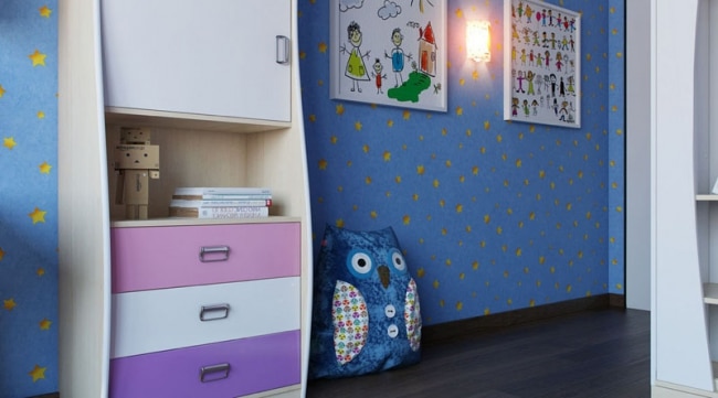 decoration-chambre-enfant-bleu