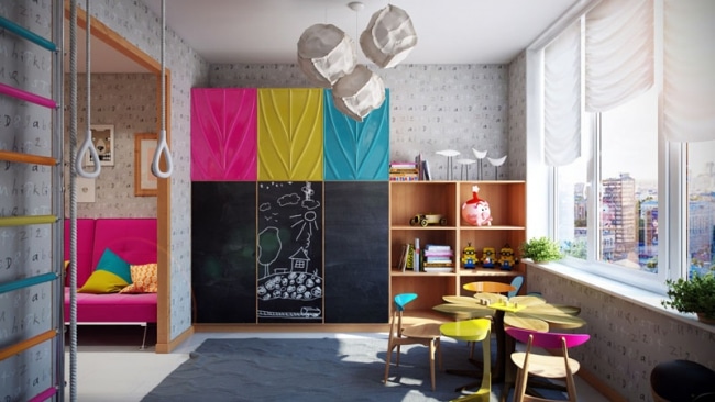 decoration-chambre-enfant-colore