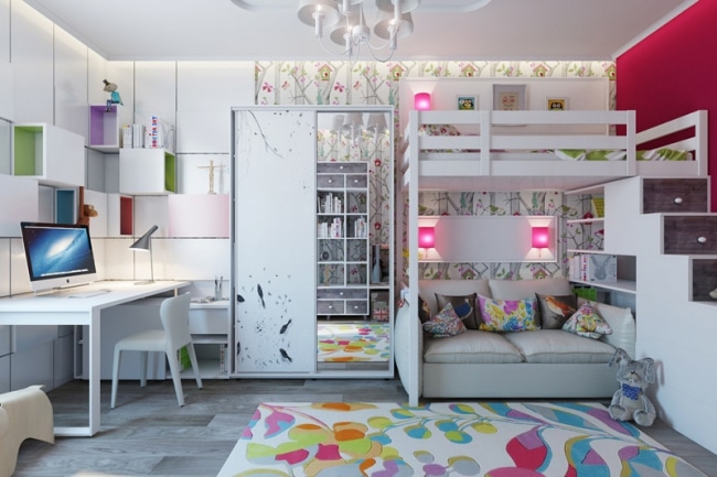 decoration-chambre-enfant-lit-superpose