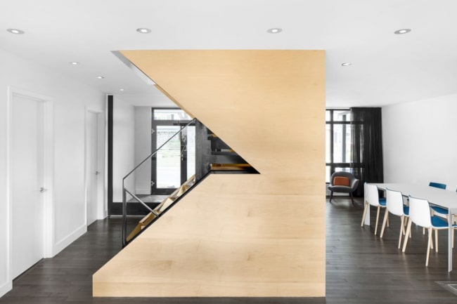 escalier-bois-inox-verre