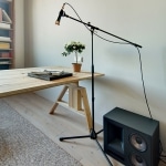 Lampe designe en forme de micro