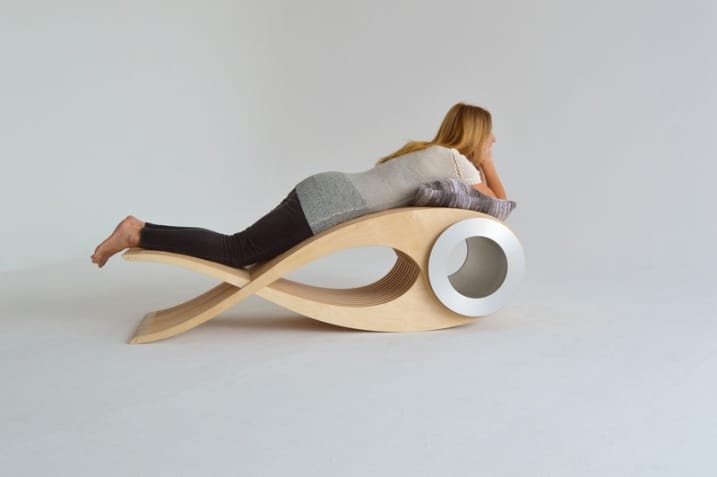 Chaise design stephane leathead