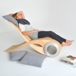 Chaise longue design ergonomique