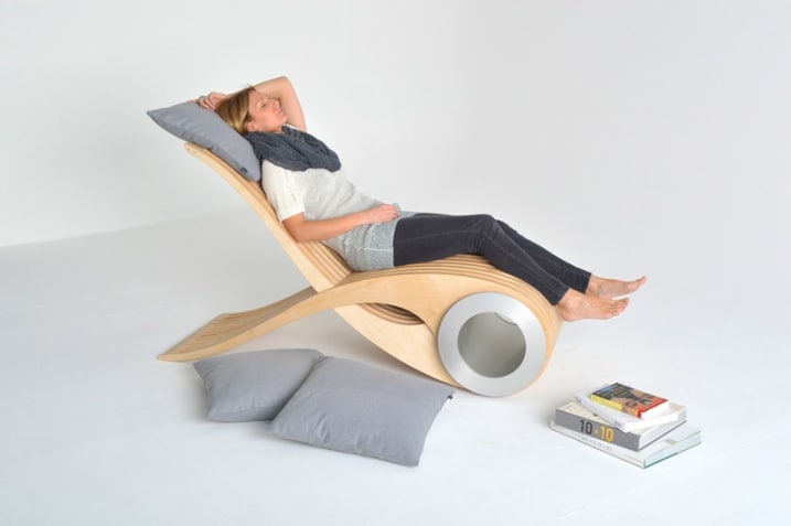 Chaise longue design ergonomique