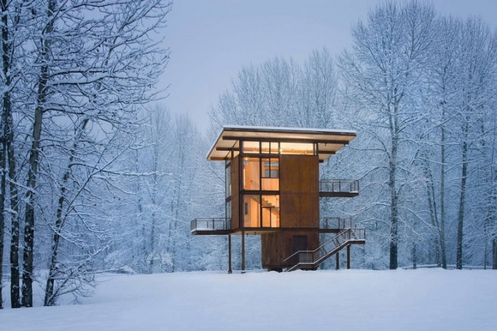 chalet-contemporain-acier