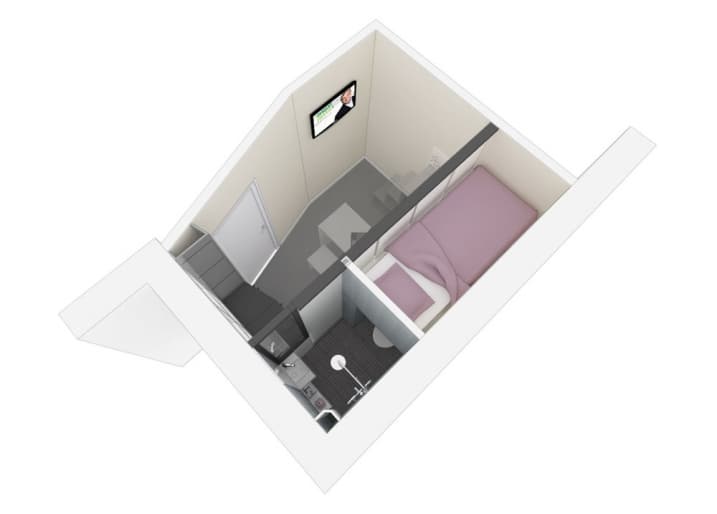 plan amenagement chambre de bonne