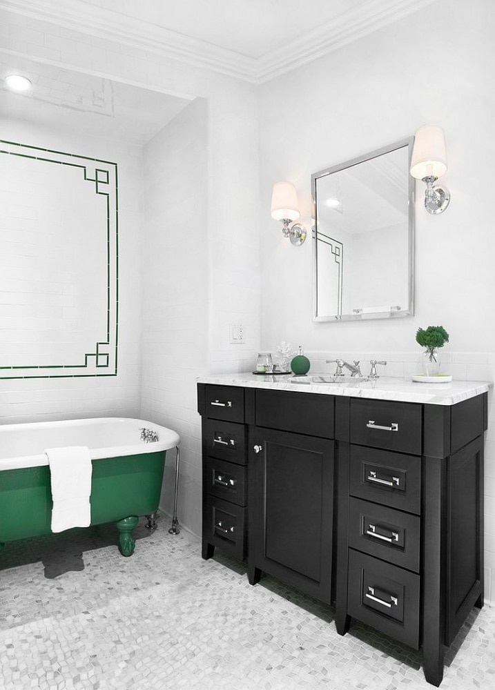 salle-bain-baingoire-verte