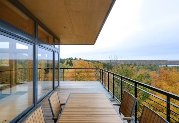 terrasse bois panoramique