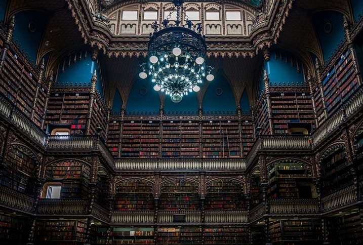 Bibliotheque Rio De Janeiro Bresil