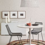 Chaises design en zinc et fil de fer