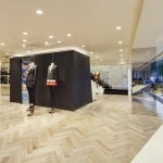 Decoration interieure boutique Givenchy
