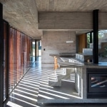 Interieur maison en beton brute