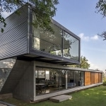 Maison design avec bardage aluminium