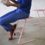 Tabouret design rose