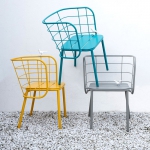 chaises metalliques design Jujube