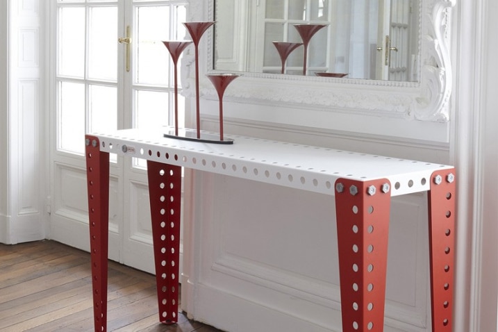 Console Meccano Home Rouge Blanche