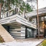 Maison forestière multi niveaux